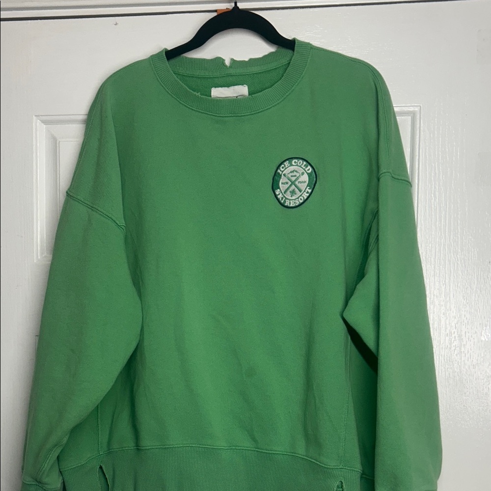 Green Crewneck Sweater